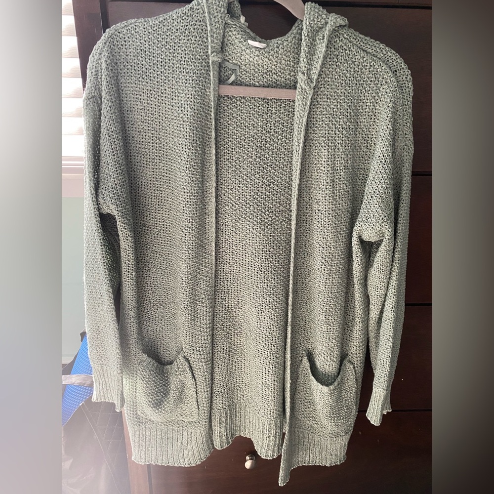 Boutique Hooded Cardigan Sweater